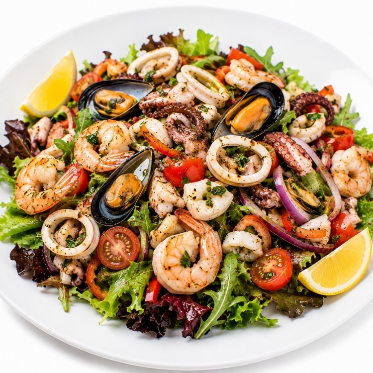 Karışık Deniz Ürünleri Salatası