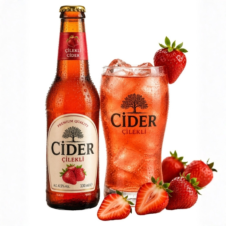 Çilekli Cider