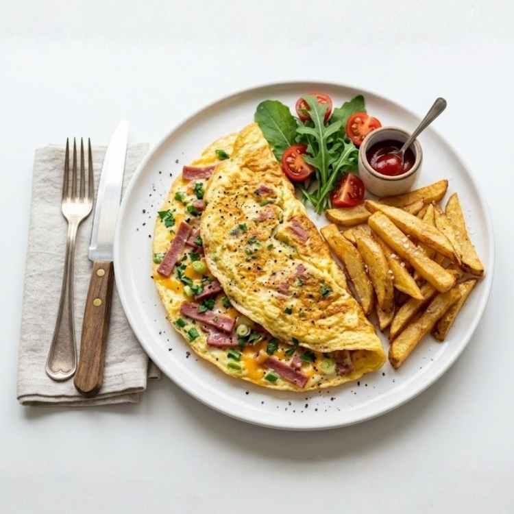 Ham Omelette