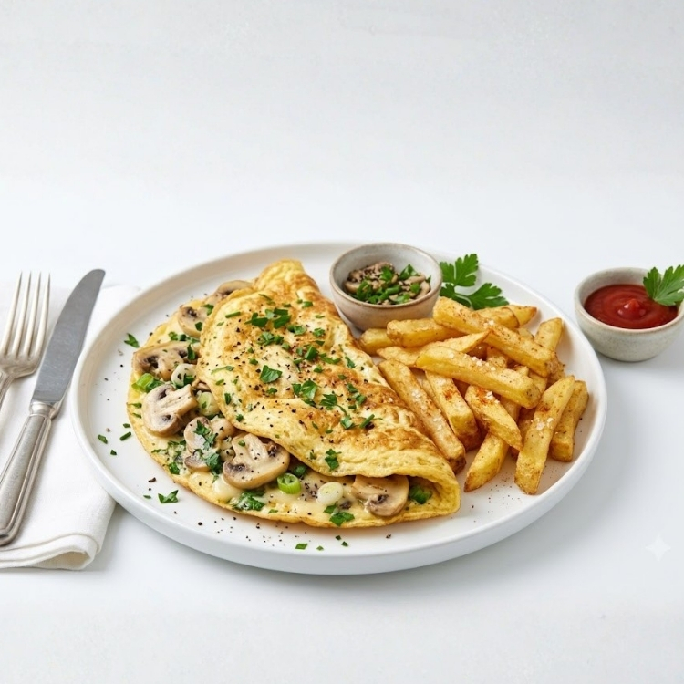 Mushroom Omelette